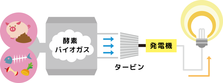 バイオ発電の仕組み